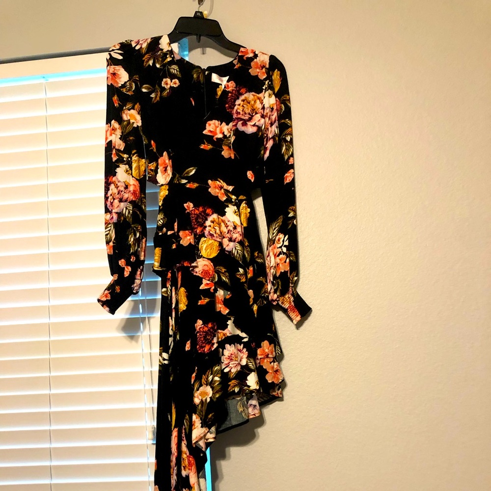 NWT asymmetrical cut out dress